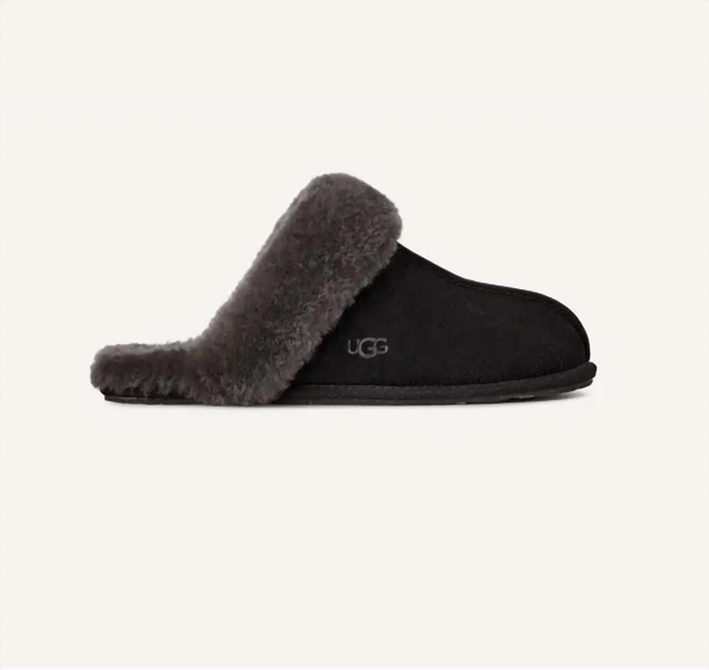 NEW UGG women's scuffette ii slipper in black/grey